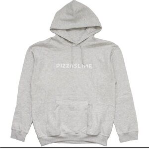 PIZZASLIME HOODIE Ash gray men’s L